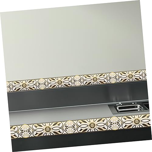 OSALADI 4 Rolos Rodapé Papel De Parede Da Borda Do Armário Decoração Com Detalhes Em Casa Descasque