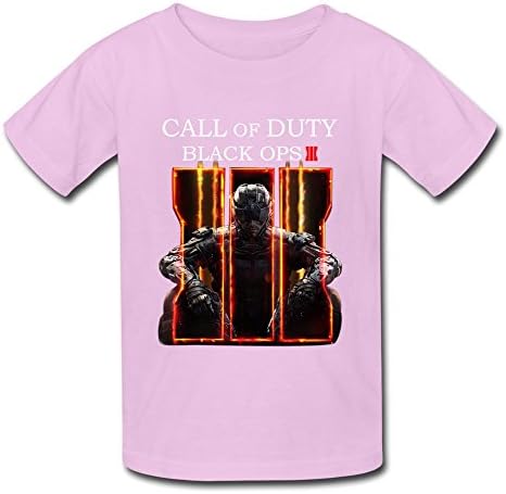 YUTUO Kid's Call Of Duty Black Ops III 100% Cotton T-shirt