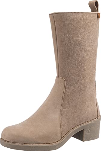 El Naturalista Para Mujer. 25662117S005_039 Botas De Piel N5662 Pleasant MarróN -Altura TacóN 5.5Cm- (41), 5 A 8Cm, Cremallera, Casual, Gris