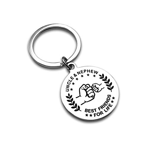 Uncle Keychain Gifts from Nephew for Uncle Birthday Thanksgiving Day Christmas Valentines Day Gifts