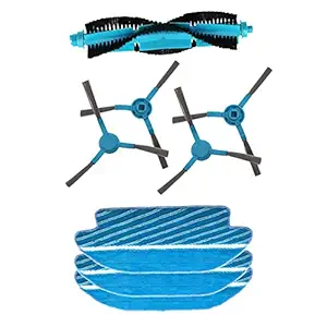 Side Brushes for Conga 3490 Elite Conga 3290 Main Brush Mop Cloth Robot Vacuum Cleaner Replacement Accessories