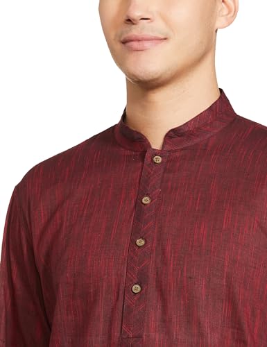 Image of Manthan Art Silk Casual Kurta for Men