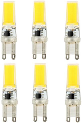 Best to Buy (6-PACK) 3.5-Watt G9 LED Bulb 100-130V AC,3.5W COB Warm White,3000K, Color (Jc10 Bi-pin 14-23W Replacement)