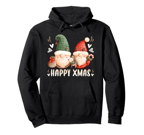 Gnomes du Père Noël, Noël, Happy Xmas Sweat à Capuche
