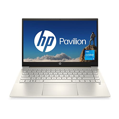 Image of HP Pavilion 14 12th Gen Intel Core i5 8GB RAM /512GB SSD 14 inch(35.6cm) FHD,IPS,Micro-Edge Display /Intel Iris Xe Graphics /B&O /Win 11 /Alexa Built-in /Backlit KB /MSO 2021 /Warm Gold, 14-dv2019TU