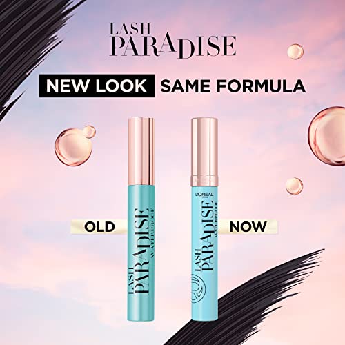 L'oreal Paris Voluminous Lash Paradise Waterproof Mascara, Blackest Black, 0.25 Fl Oz (Pack Of 1) & Makeup Voluminous Lash Boosting Conditioning Primer Mascara, White Primer, 0.24 Fl; Oz. #TOP2