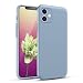 Produktbild Agedate Für iPhone 11 Hülle iPhone 11 Handyhülle Dunstblau Silikon Case Cover Fallschutz rutschfest Mattierte TPU Schutzhülle mit iPhone 11 - Dunstblau