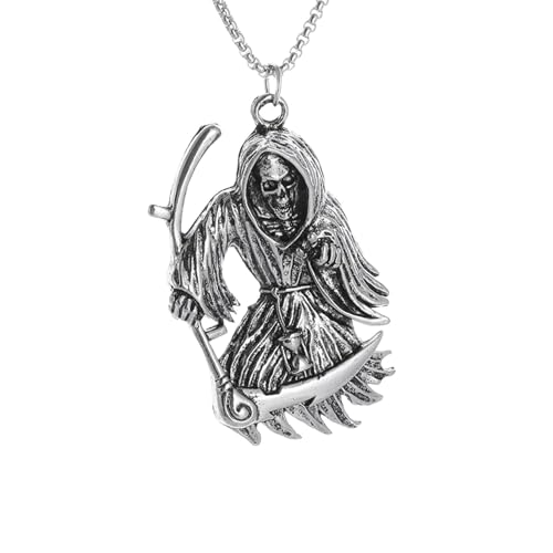 Collar de calavera para hombre que define tu estilo gótico vintage