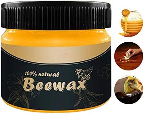 Wood Seasoning Beewax, Multipurpose Beeswax Wood Cleaner and Polish, Traditional Beewax Polish for Wood & Furniture, Natural Beeswax Wood Wax