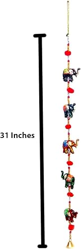 Miniatura 3 de Indian Traditional Five Small Elephant Hanging Layer, Door, Wall, Decorative