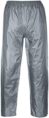 Portwest S441 Men's Lightweight Adjustable Waterproof Classic Rain Pants Navy, Small