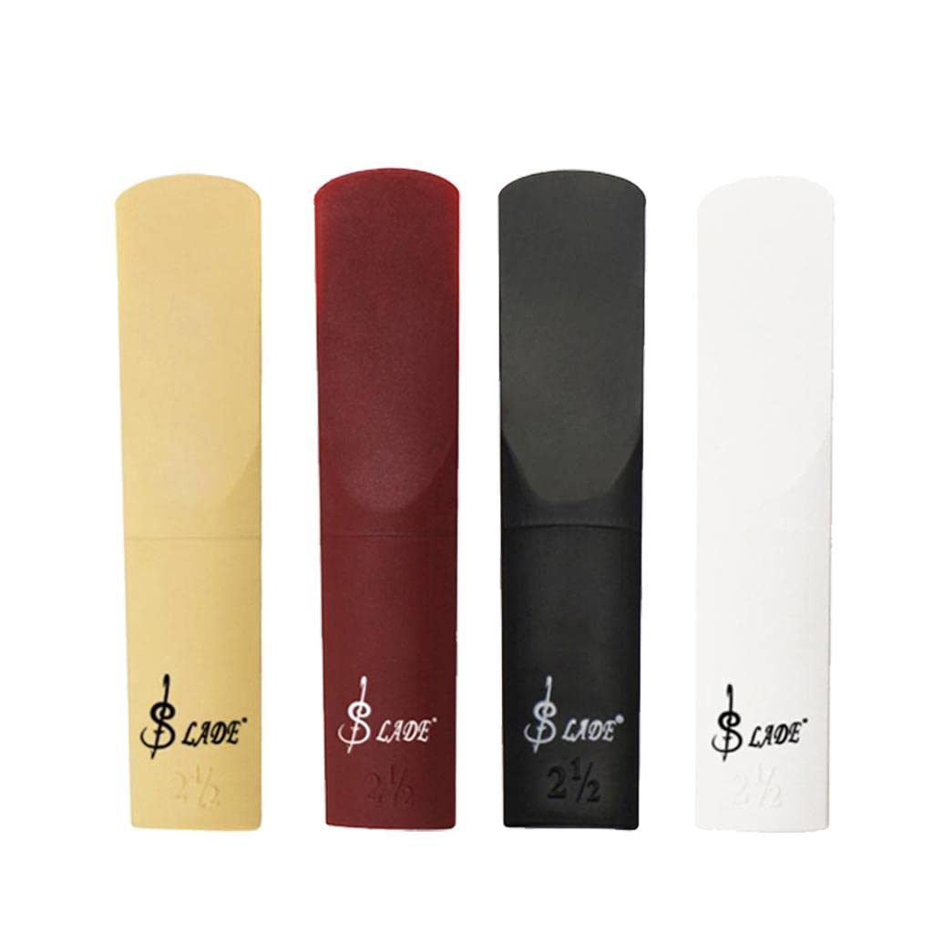 Generic Alto Sax Saxophone Reed 2.5 Strength for Saxophone Accessory Yellow-image-2