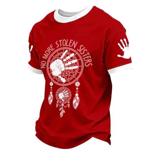 JokeLomple T-Shirt Manches Courtes imprimé célébration journée Nationale peuples autochtones Internationale