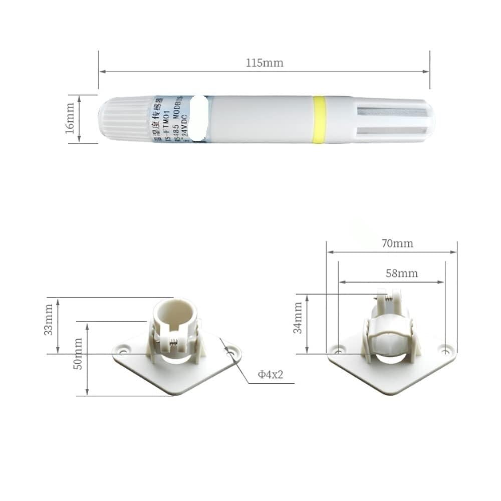 Módulo de sensor de temperatura y humedad de alta precisión | Rango de -20~80 ℃, precisión de ±0,3 ℃, fuente de alimentación de 9-30 V CC(0-5V)