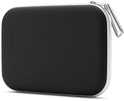 OPTIPAK Slim Multipurpose Purse Pouch | Neoprene Makeup Bag with Zipper Pouch & Carabiner Keychain | Portable Travel Cosmetic Bag, Women’s Travel Makeup Tote (Pack of 1)