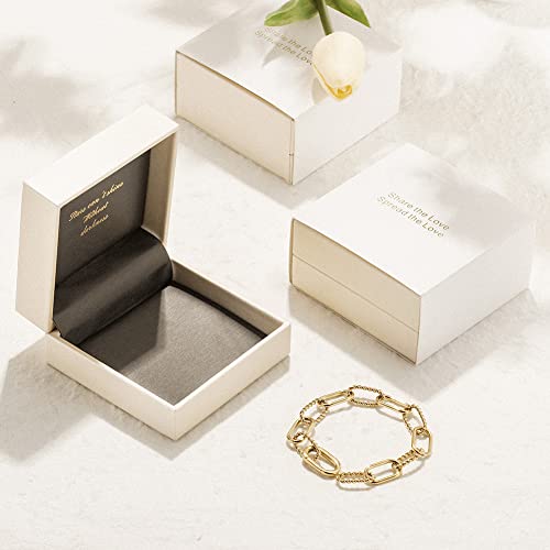 14K Gold Filled Cable Wire Bracelet Designer Brand Classic Twist Rope Threader Interlocking Bracelet Inspired Antique Textured Link Chain For Wowen #TOP6