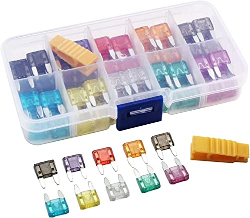 Fusible voiture assortiment de 100 pièces petit format avec boîte de rangement pour camion