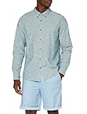 Material: 100 % algodón Hurley M One&Only Woven 2.0 L/S Camisa, Hombre, Ash Green