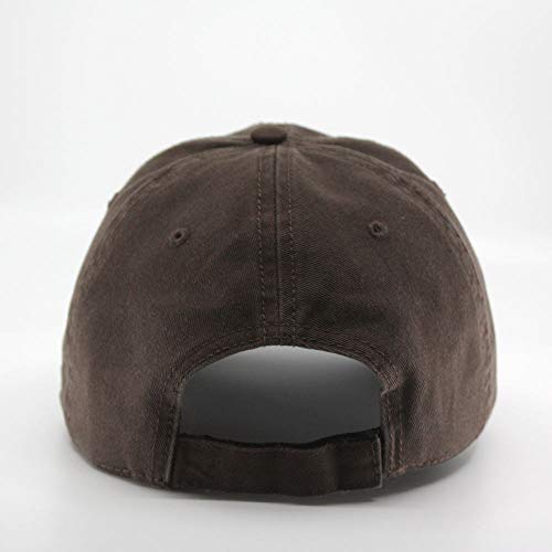 Image of Classic Washed Cotton Baseball Cap - Vintage Adjustable Dad Hat, Curved Bill for Men Women, Outdoor Everyday Wear