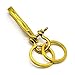 MAYMII 1 Piece Anchor Shackle Fish Hook Keychain in Brass Mens Keychain Keyring Nautical Gift,BRASS FISHHOOK KEYCHAIN Shackle Split Ring