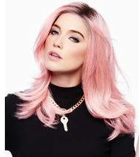 HairDo Pinky Promise Wig New Heat Friendly Fiber And Rooted Pink Color