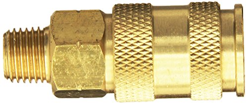 Milton Industries S-765 Hi-Flo V-Style -Feeta,M,V-Feet 1/4-Inch Mnpt Brass Body, Single #TOP1