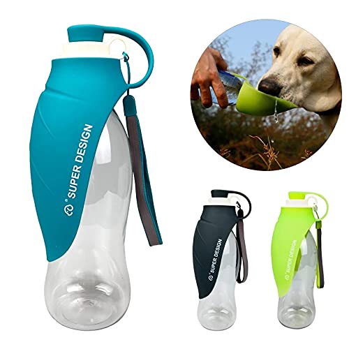 Botella De Agua Para Perros Alimentador de mascotas de gran capacidad con forma de agua con forma de agua Botella de agua de viaje al aire libre Luz de viaje y gato a prueba de fugas Dog Waterer Water