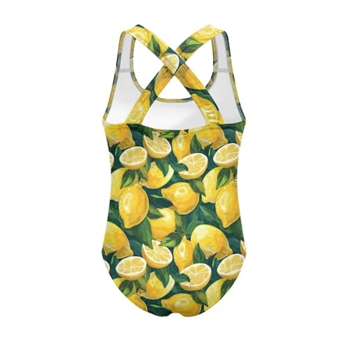 Image of JEOCODY Swimsuit for Girls One Piece Bathing Suit for Teens Crossback Hawaiian Beach Swimwear