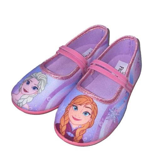 Leomil Frozen Hausschuhe M&auml;dchen Elsa Hausschuhe 30, Ideal f&uuml;r Kindergarten oder Zuhause, Lila