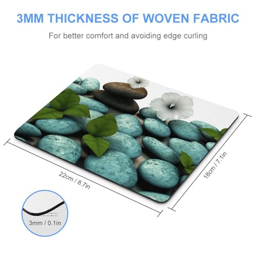 Tapis de souris imperméable Cobblestone avec base caoutchouc stable