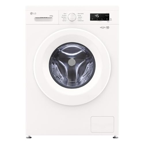 LG W4X1085NWH - Inverter-Waschmaschine, 8/5 kg, 1400 U/min, 6 Bewegungen, Dampf Steam, Wi-Fi ThinQ, Bewertung A (Waschen) E (Trocknen, Serie 140, Weiß
