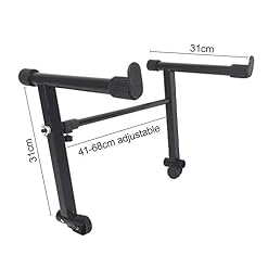 Fesjoy Support de piano électronique Riser – Support de clavier électronique – Universel – Style X – Réglable – Accessoire pour instrument de musique - Les Beatles, Paul McCartney, John Lennon, RIngo Starr, George Harrison Fesjoy Support de piano électronique Riser - Support de clavier électronique - Universel - Style X - Réglable - Accessoire pour instrument de musique – Image 7