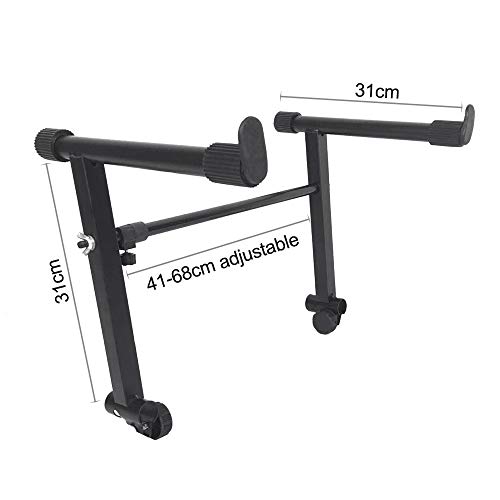 Fesjoy Support de piano électronique Riser – Support de clavier électronique – Universel – Style X – Réglable – Accessoire pour instrument de musique - Les Beatles, Paul McCartney, John Lennon, RIngo Starr, George Harrison Fesjoy Support de piano électronique Riser - Support de clavier électronique - Universel - Style X - Réglable - Accessoire pour instrument de musique – Image 8