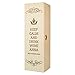 Produktbild Flaschenbox Holzbox Geschenkbox Wein Flasche groß rechteckig Truhe Verpackung Deko Kiefer Natur Geschenk Jubiläum Geburtstag mit individueller Gravur 115 x 355 x 105 mm
