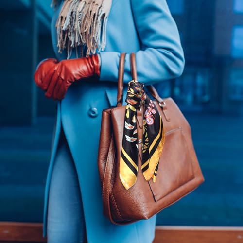 2 Pcs 53'' Extra Large Silk Satin Scarf for Women Large Head Scarf Wraps Square Bandanas for Hair Wrapping at Night Sleeping4