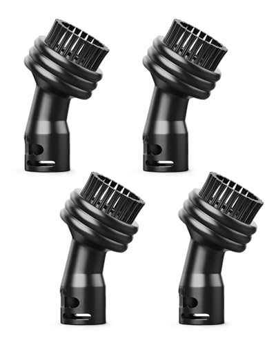 4 Pack Nylon Brushes for POPCHOSE Steam Cleaner SG-SC102, Replacement Accessories Attachments for Handheld Steamer Multi-Surface Cleaning