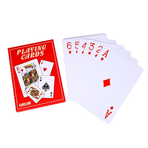 Gameland Super Jumbo Playing Cards (Humongous 8-1/4" x 11-3/4" Cards)