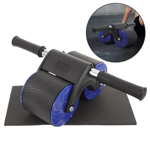 Rueda abdominal profesional doble para entrenamiento en casa y fitness muscular 2