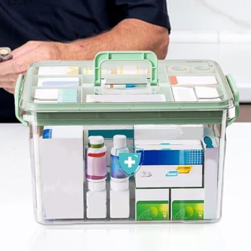 Boîte de rangement transparente pour stocker les médicaments - 4