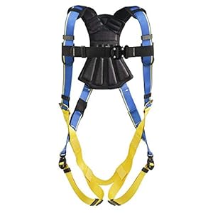 Werner H113002 Blue Armor 2000 Standard (1 D Ring) Harness Quick Connect Legs (M/L), 1per Pack