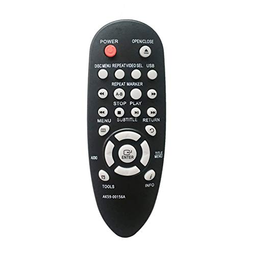 IR Replacement Remote Control for Samsung AK5900156A DVD-E360 DVD-E360/ZA DVD-E360K DVD-E350 DVD-E370 DVD-E365 DVD VCR Combo Player