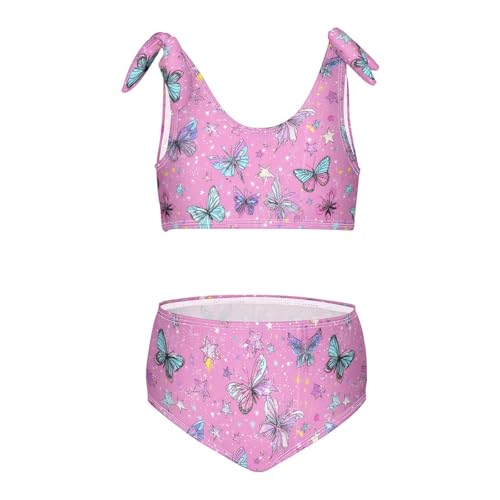 Image of Boccsty Summer Girls Swimsuits Kids Bikini Sets 2 Pcs Bathing Suit for 3T-12T