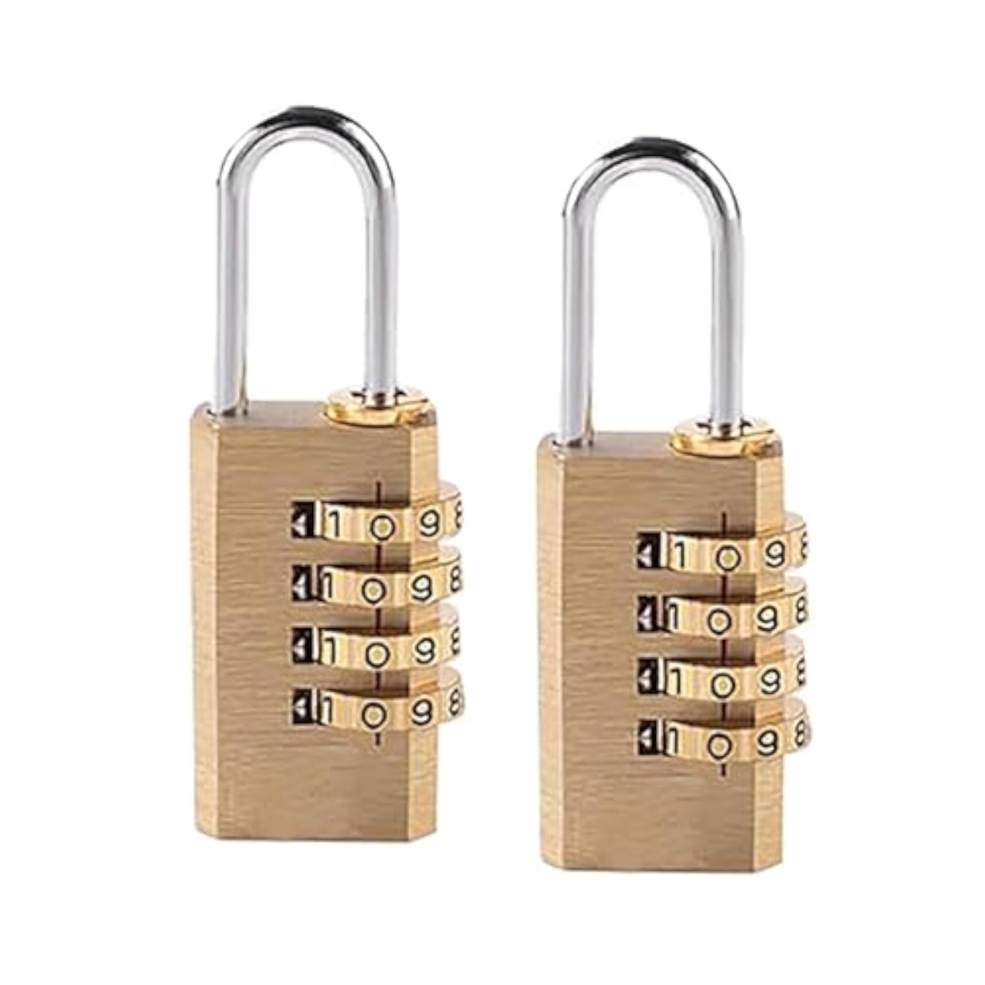 4-Digit Code Combination Brass Lock for Luggage