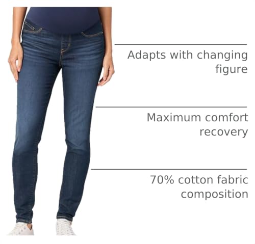 Image of Levi Strauss Signature Gold Women's Maternity Baby Bump Skinny Jeans - Discontinued