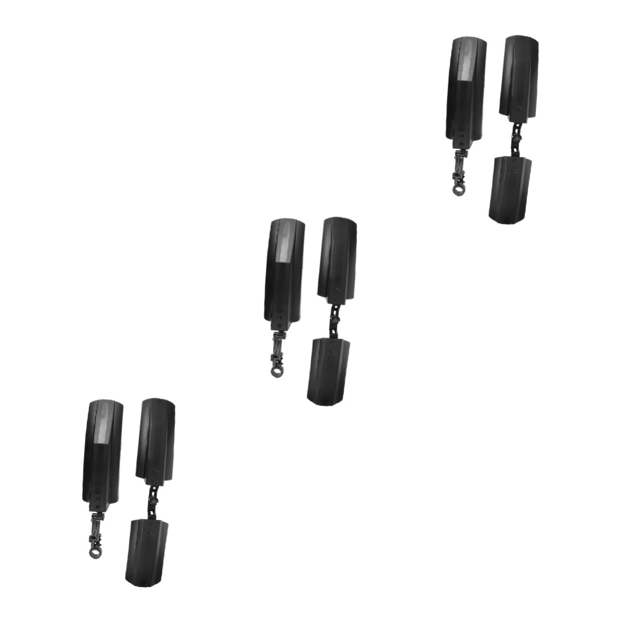 Mipcase Garde-Boue Vélo Garde-Boue De Protection Garde Boue Avant Vélo Garde Boue Vélo Gel Protection du Cadre De Vélo Garde-Boue De Vélo Portable Doublure Film Black Plastique