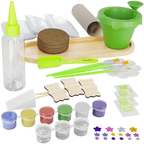 Cast, Paint & Plant Kit for Kids & Teens - Birthday Gift Ideas for Girls & Boys Age 8-14 Year Old Tween Girl Christmas - STEM Teenage Crafts Gifts Kits, Fun DIY Art Teen Projects - Casting & Gardening 3 41iB AI9wVL. AC