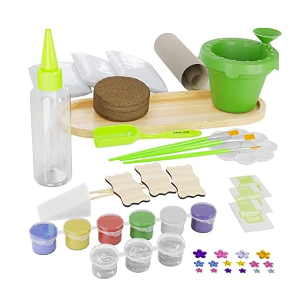 Dandarci cast paint plant kit for kids teens birthday easter gift ideas for girls boys age 8 14 year old girl teenage crafts gifts kits fun diy art teen projects casting gardening  urban country home decor