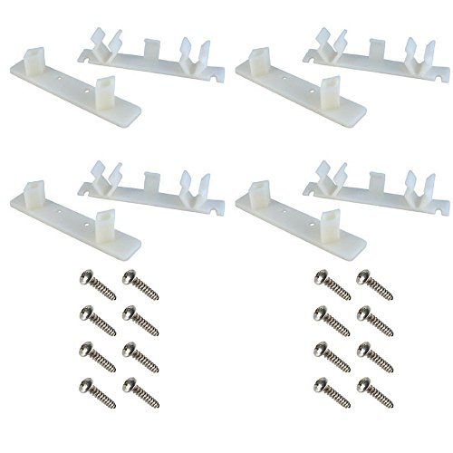 Image of Tenn-Tex False Front Cabinet Clips (2 Sets) with Screws & Instructions - 4 1/4" Opening