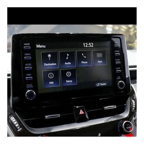 Verre trempé Corolla C-HR protège écran tactile 8" anti-rayures