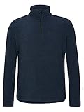 Ziener Unisex Kinder Jamil Kinder Ski-Pullover, Skirolli, Funktions-Shirt | langarm, atmungsaktiv, Fleece, dark navy.black, 128